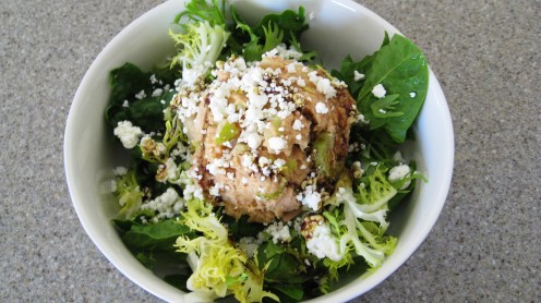Tuna Salad on Mixed Greens