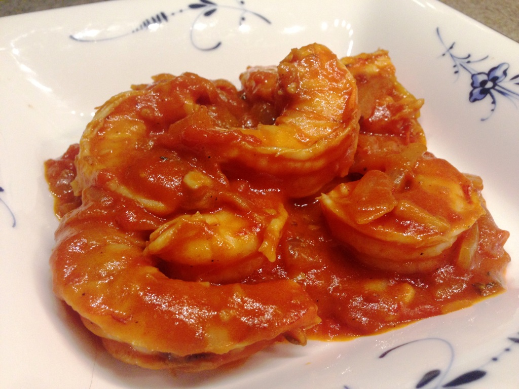 Jumbo Prawns in Silky Tomato Sauce